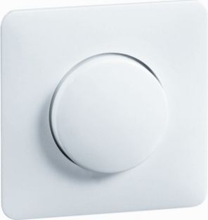 Peha inzetplaat + knop dimmer Levend wit 80.610.02HR